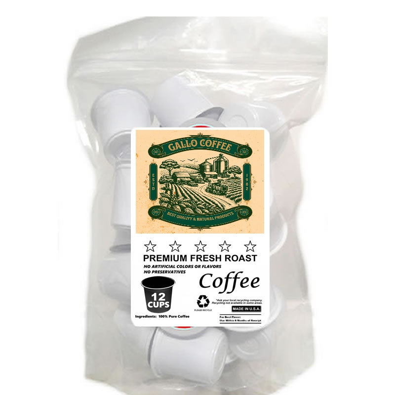 12 Pack Single Serve Coffee Capsules